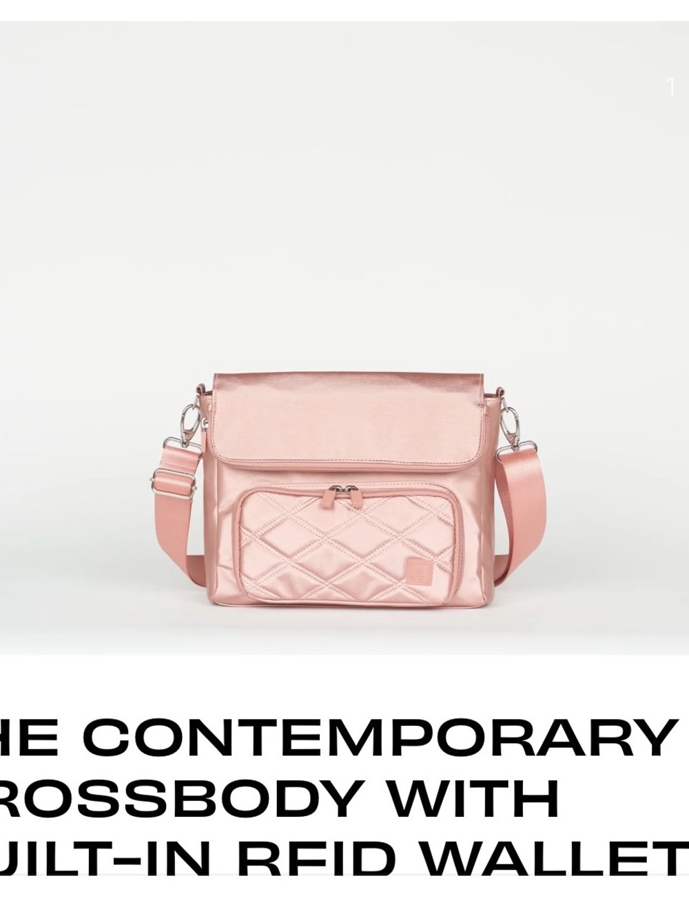 Ihkwip Contemporary Quilted Crossbody Bag